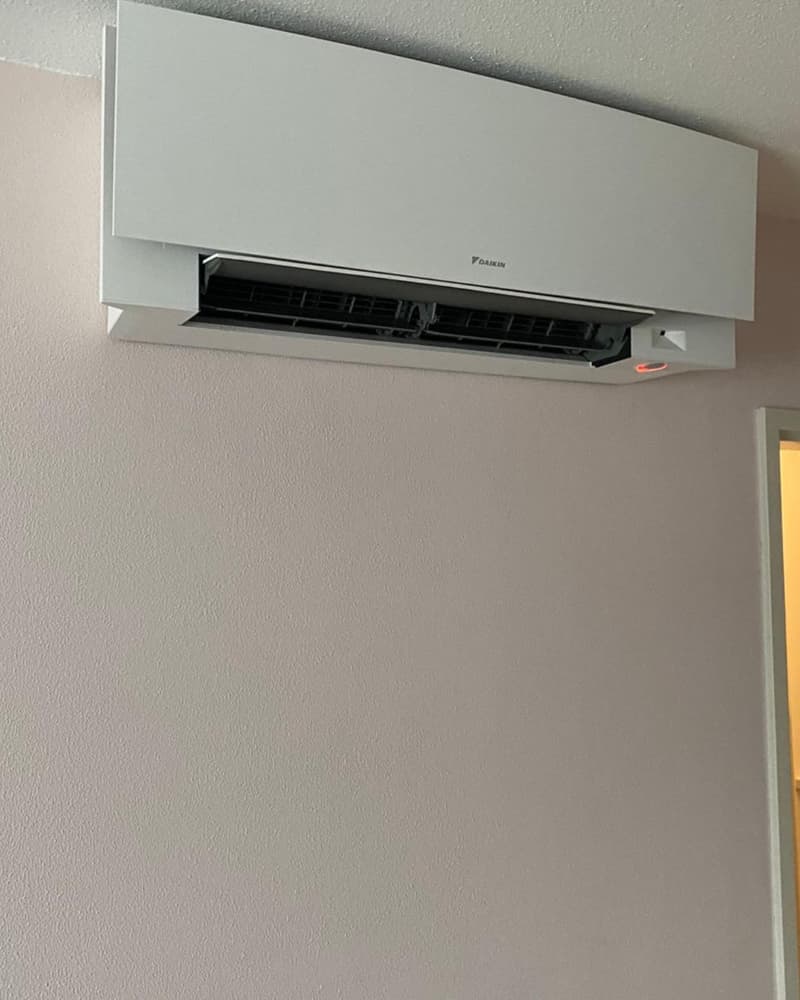 Daikin wandmodel airco van dichtbij